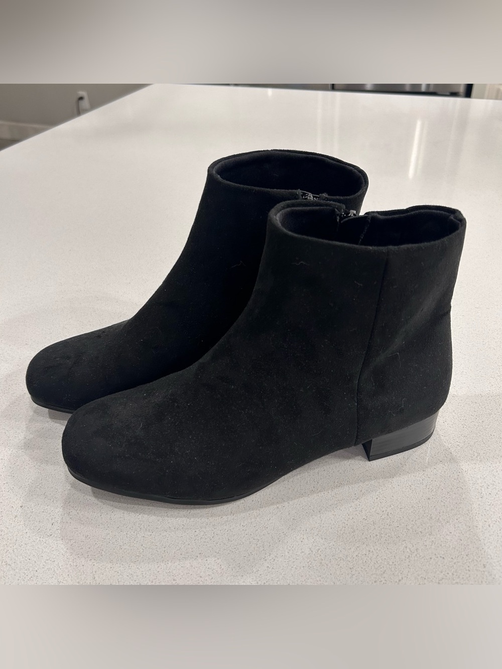 Women’s Classic Black Suede Ankle Boots